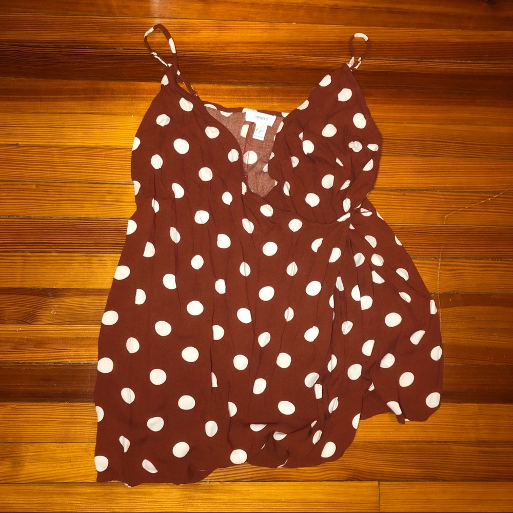 Polka dot top